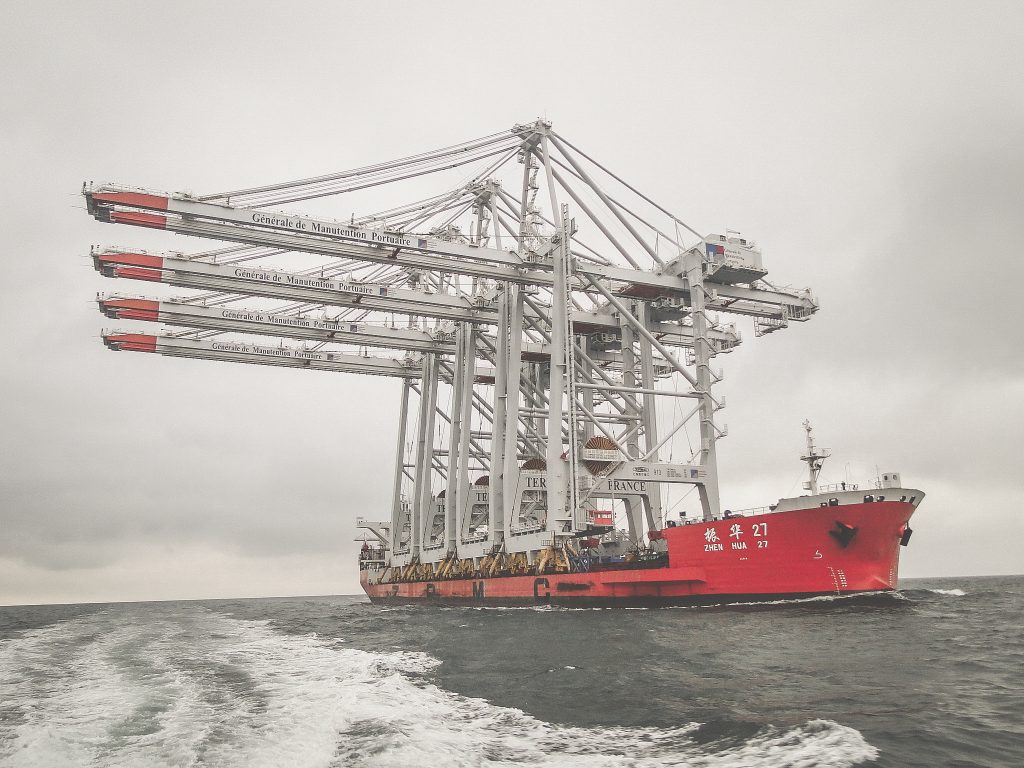4 nouveaux portiques pour la GMP au Port du Havre