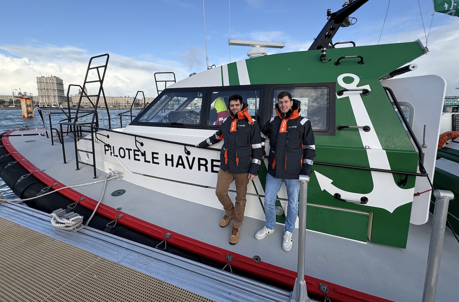Quentin Nédeau et Victor Lefebvre. Deux nouveaux pilotes au Havre et Fécamp